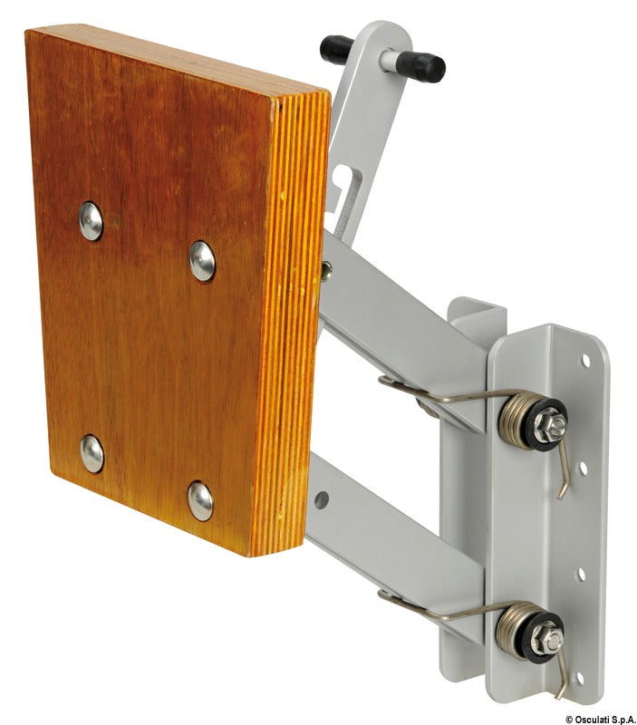Aluminium motor foldable bracket capacity 35 kg - foto originale Osculati Srl
