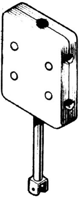 Outboard bracket f.pushpit mounting - foto originale Osculati Srl