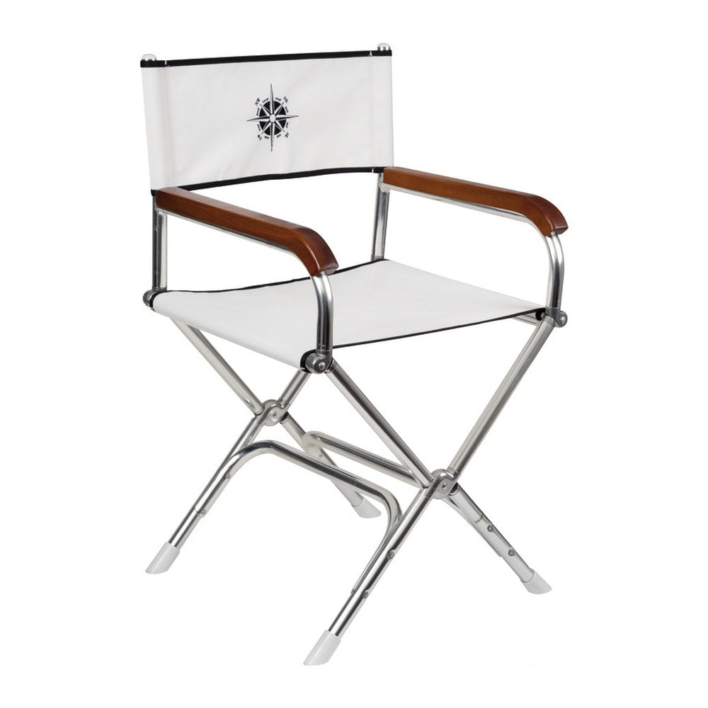 Director folding chair white - foto originale Osculati Srl