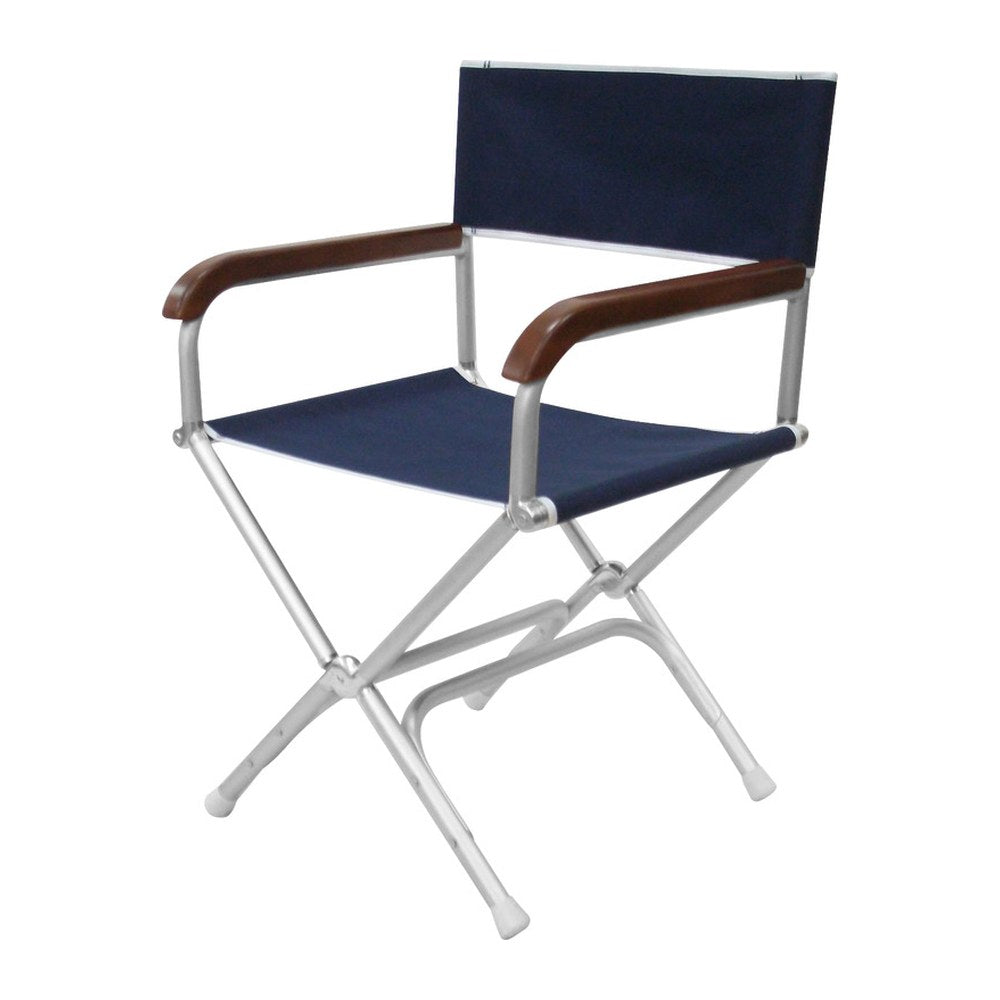 Director folding chair navy blue - foto originale Osculati Srl