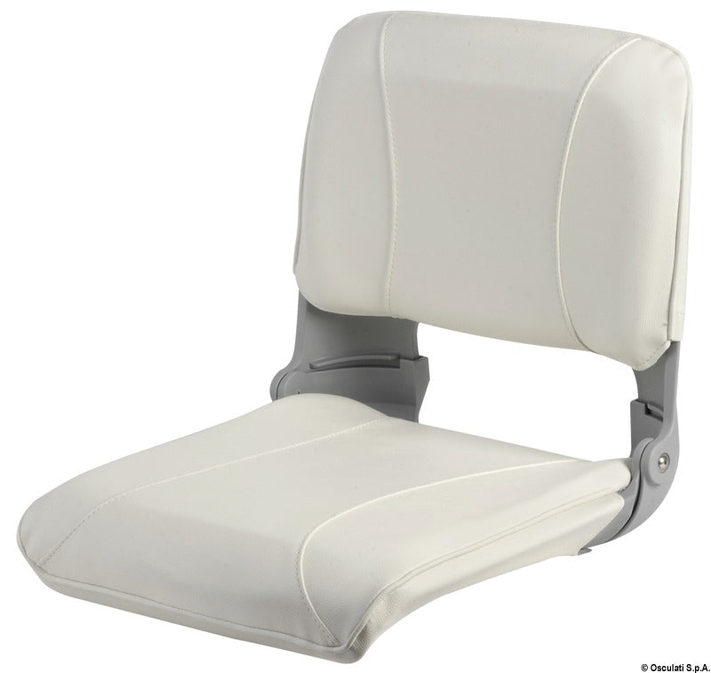 Seat foldable backrest and pull-out padding white - foto originale Osculati Srl