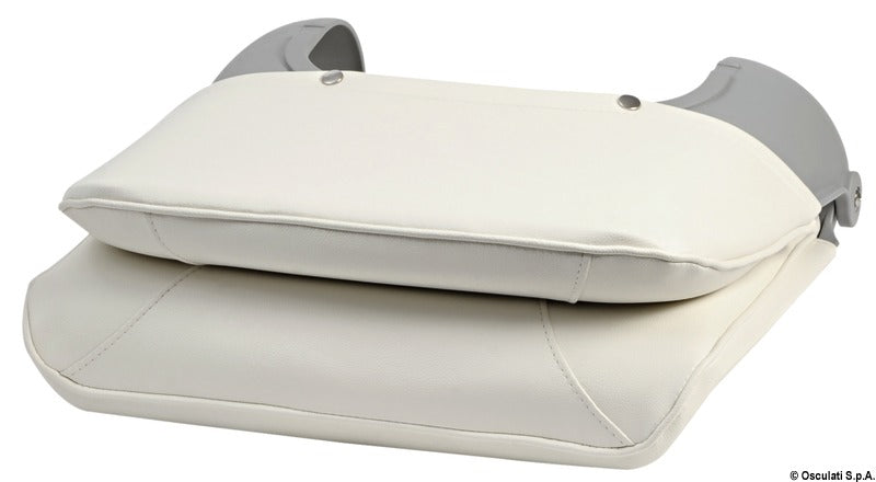 Seat foldable backrest and pull-out padding white - foto originale Osculati Srl
