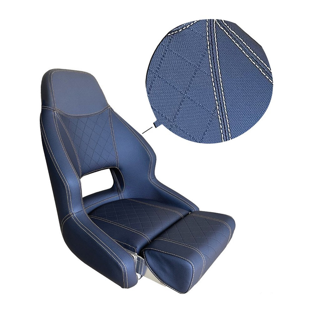 Padded seat w/Flip up RM52 Dark blue - foto originale Osculati Srl