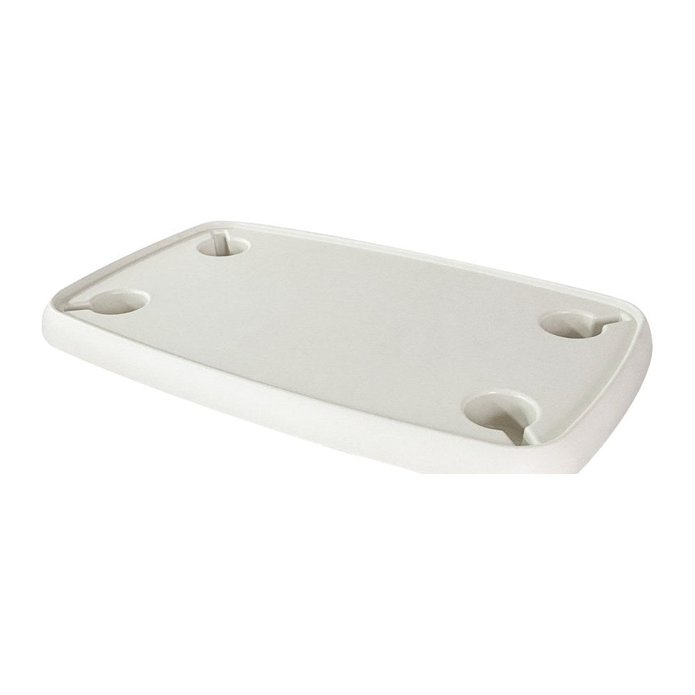 Composite material rectang. white table 760x460 mm - foto originale Osculati Srl