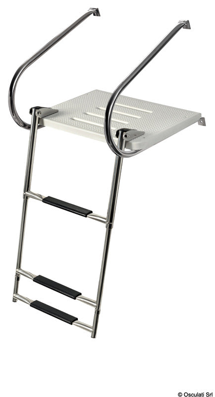Stern plattform fiberglas with ladder - foto originale Osculati Srl