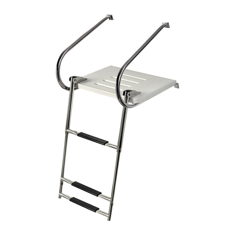 Stern plattform fiberglas with ladder - foto originale Osculati Srl