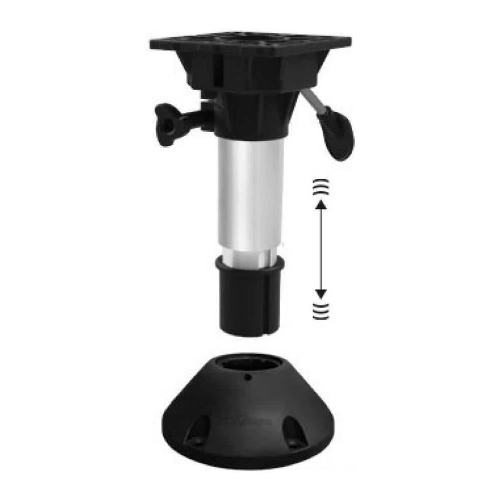 Oceansouth WAVERIDER pedestal w/seat outer base 580/710 mm - foto originale Osculati Srl