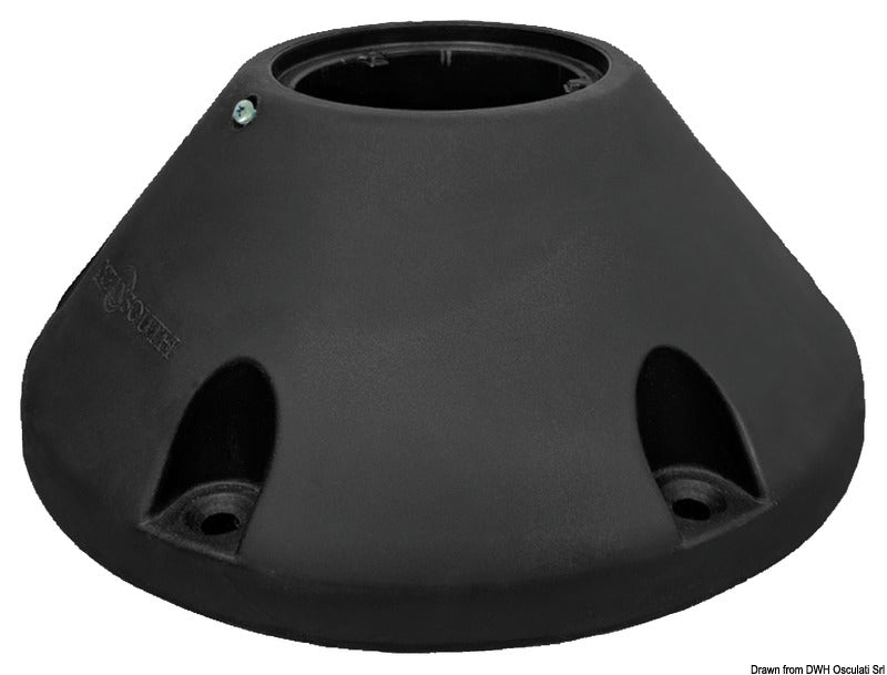 Oceansouth Dome additional base for WAVERIDER pedestal w/seat - foto originale Osculati Srl