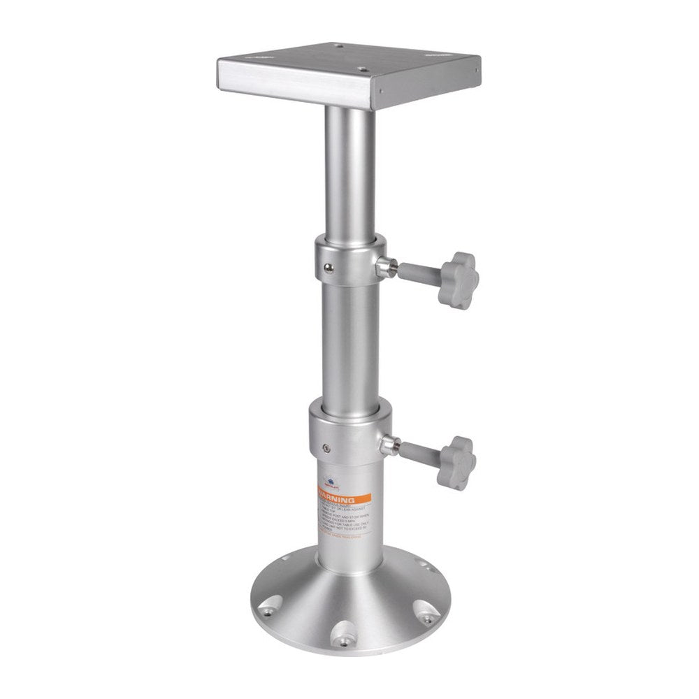 Tri-telescopic aluminium table leg - foto originale Osculati Srl