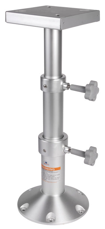Tri-telescopic aluminium table leg - foto originale Osculati Srl