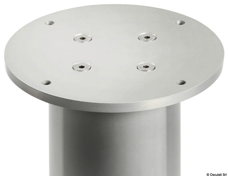 Noval Round aluminum pedestal 3-heights 12V - foto originale Osculati Srl