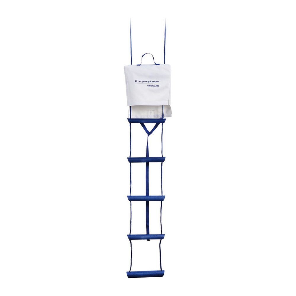 Emergency ladder 300 cm + rope - foto originale Osculati Srl