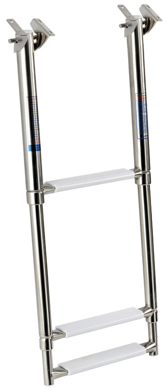 Telesc. ladder unter gangplank AISI316 3 steps - foto originale Osculati Srl
