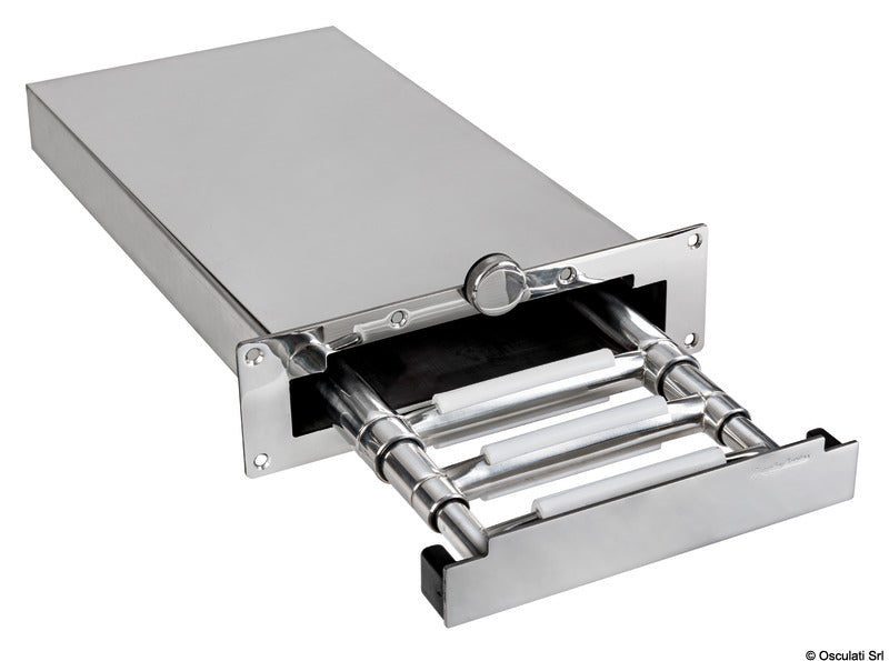 Douglas marine Mini retractable 3 step-ladder - foto originale Osculati Srl