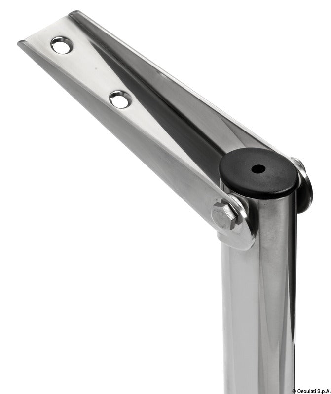 5-step telescopic ladder for platforms oval tubes - foto originale Osculati Srl
