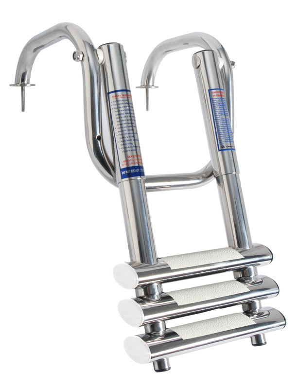 3-step telescopic ladder w/handles - foto originale Osculati Srl
