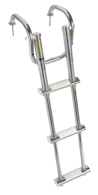 3-step telescopic ladder w/handles - foto originale Osculati Srl