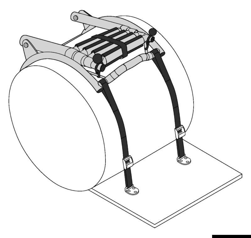 Quick-release ladder for dinghies 4 steps - foto originale Osculati Srl