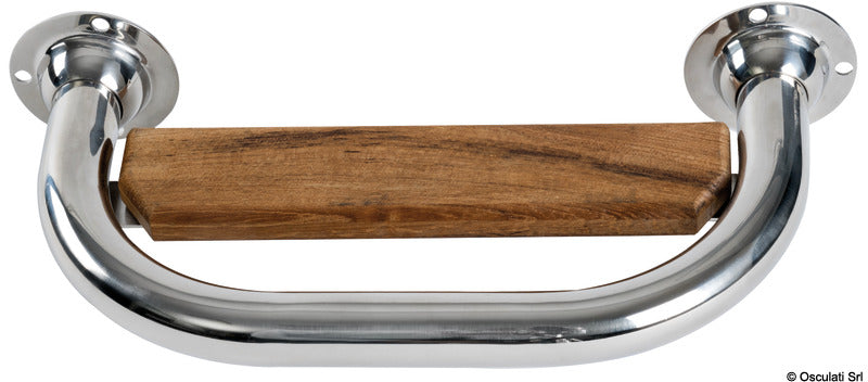 Climb step AISI 316/teak - foto originale Osculati Srl