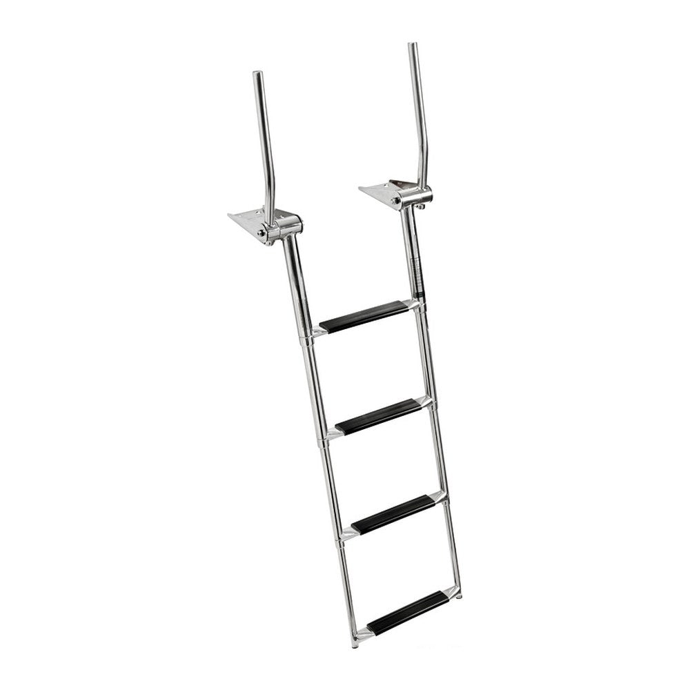 4-step telescopic ladder with handles - foto originale Osculati Srl