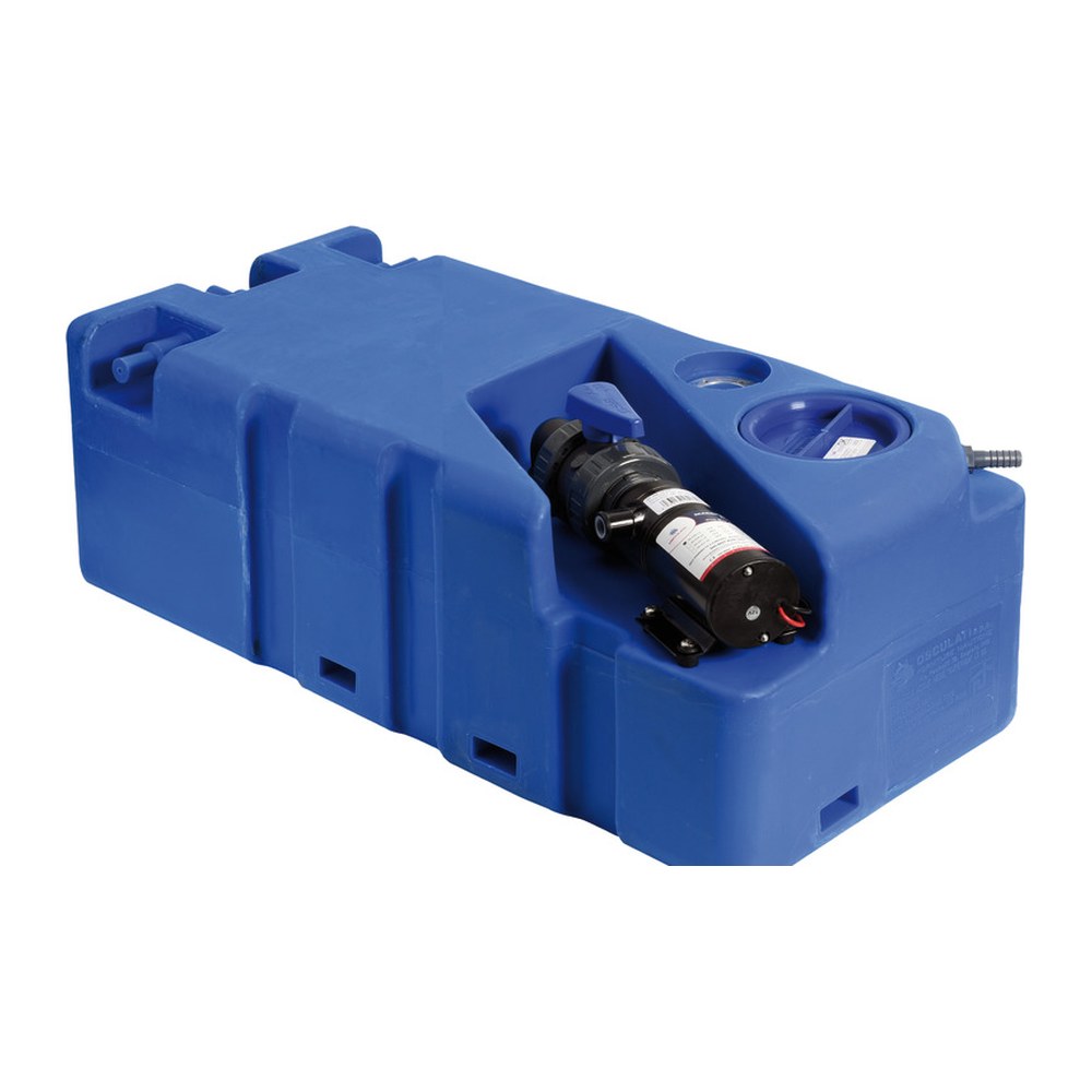 Waste water tank w/macerator 12 V 70 l - foto originale Osculati Srl
