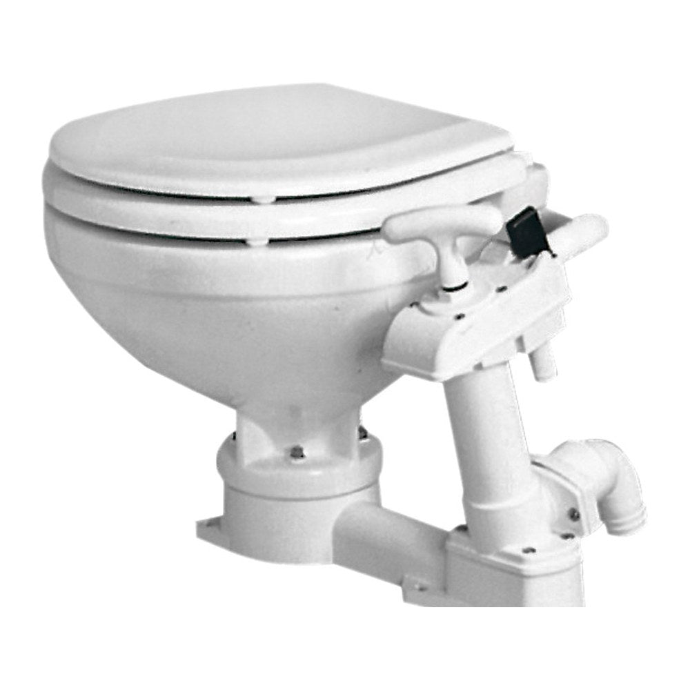 Manual toilet unit compact wooden board - foto originale Osculati Srl
