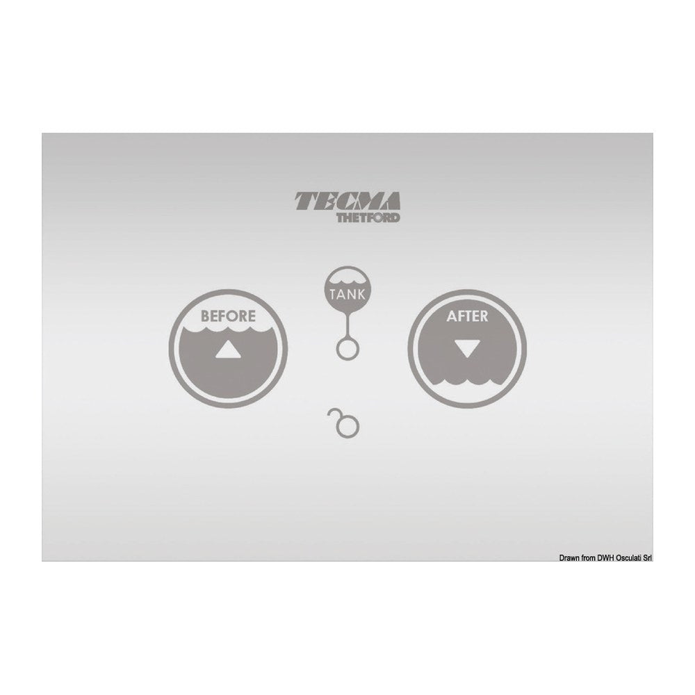 SFT touch control panel for TECMA electric toilets - foto originale Osculati Srl