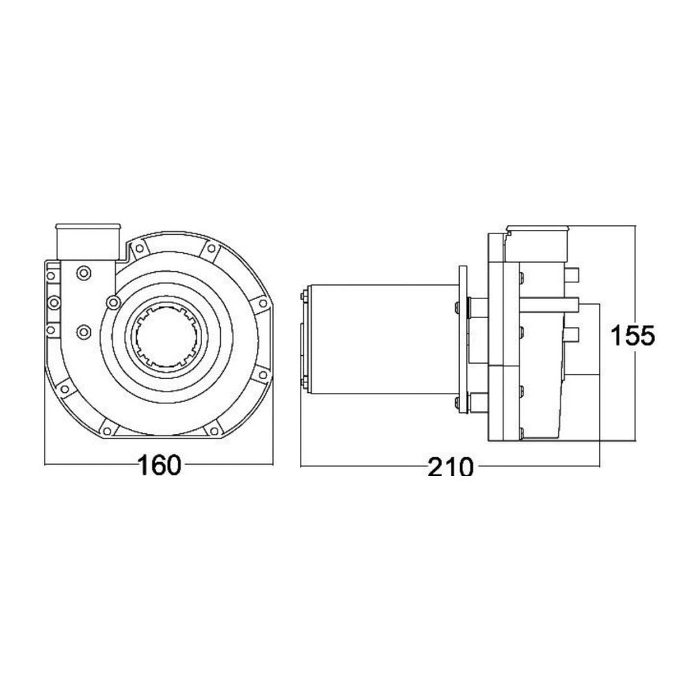 TECMA MAC 11 macerator pump 12 V - foto originale Osculati Srl