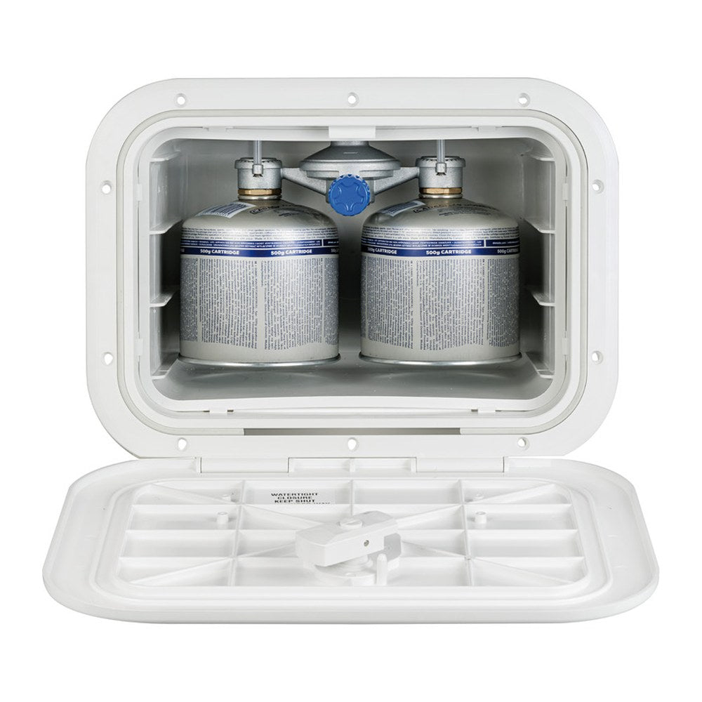Plastic locker for two CV 500 gas cylinders - foto originale Osculati Srl