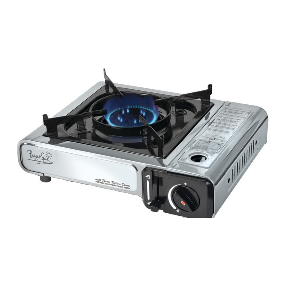 SS portable gas cooker w/built-in cartridge - foto originale Osculati Srl