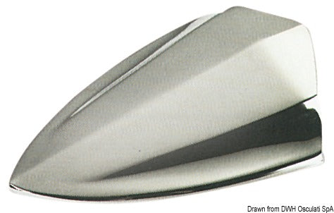 Shell vent chromed brass 165x120x34 mm - foto originale Osculati Srl