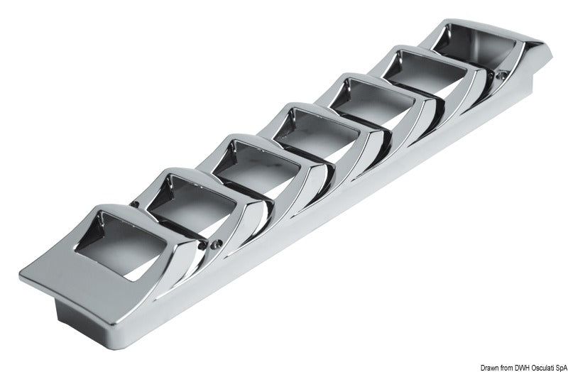 Side louvred vent chromed ABS - foto originale Osculati Srl