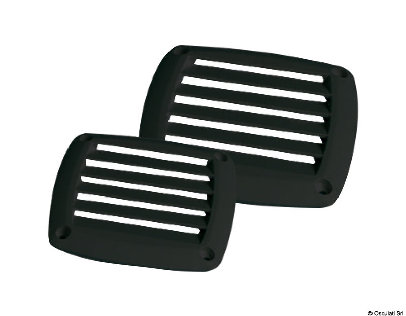 ABS louvred vent 85x85 mm chromed (pack of 10) - foto originale Osculati Srl