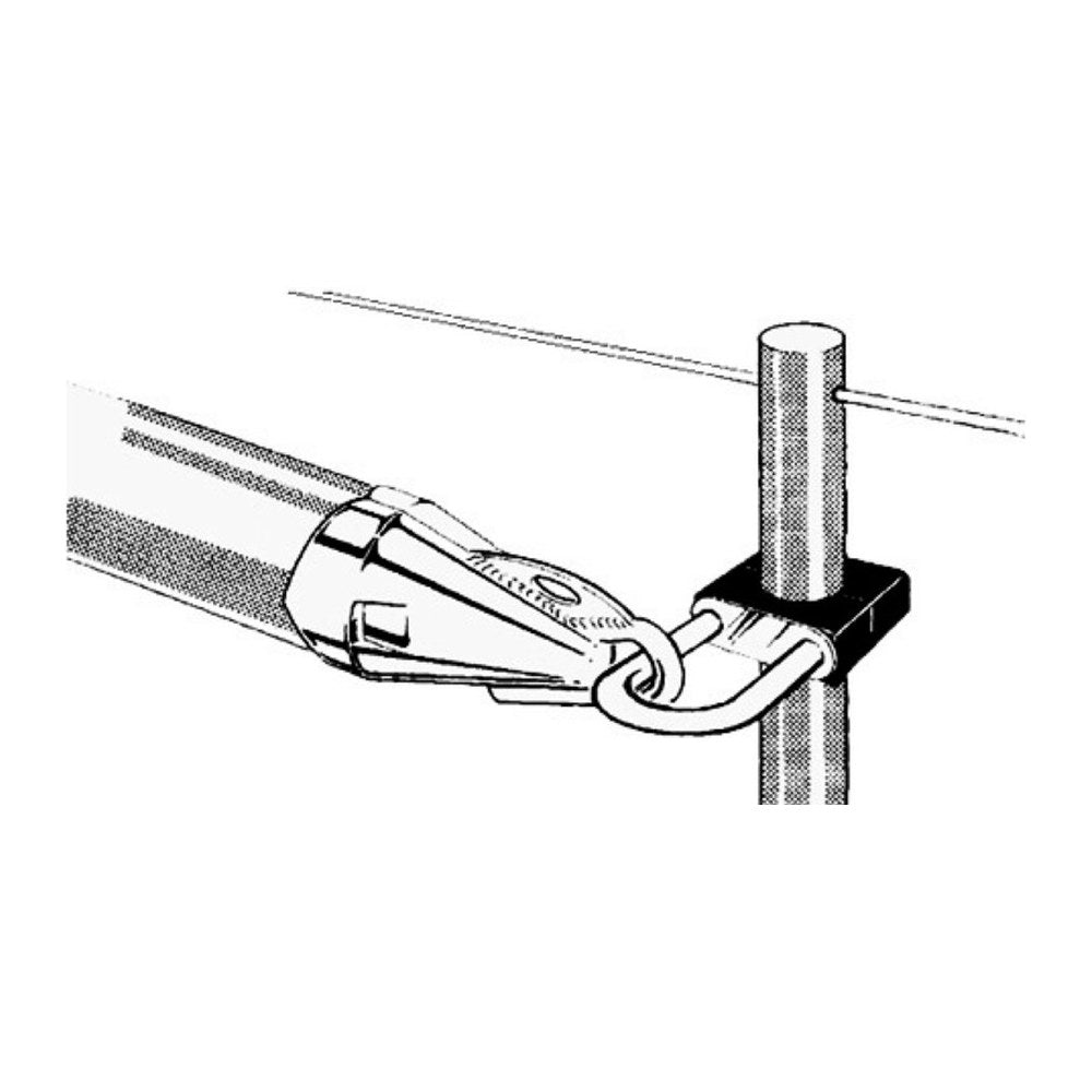 Seasure SS spinnaker holder 25 mm - foto originale Osculati Srl