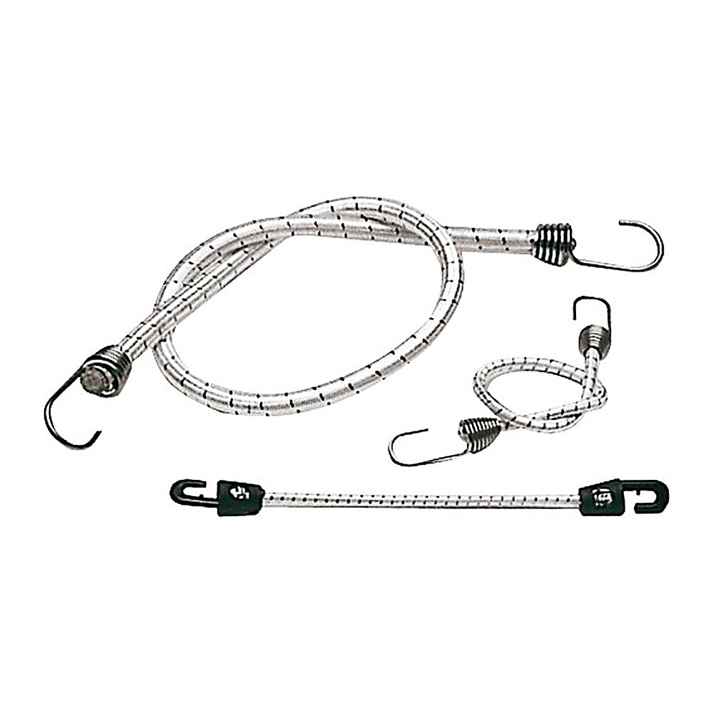 Shock cord+ SS hook 100 cm x 10 mm (pack of 20) - foto originale Osculati Srl