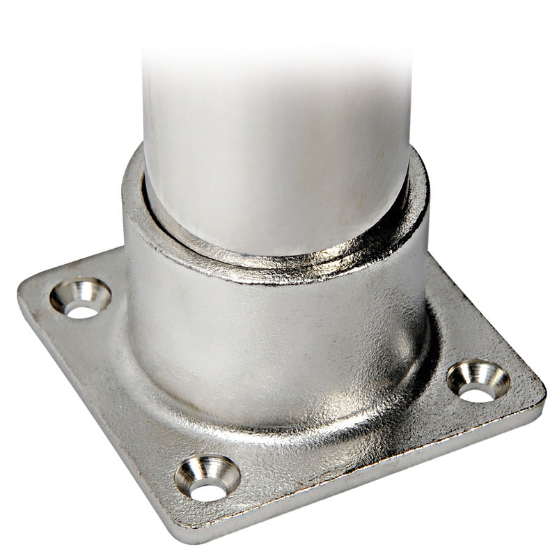 Base plate + bushing for waterski towing pole - foto originale Osculati Srl