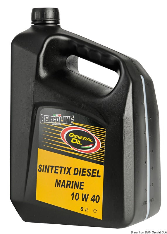 Bergoline Sintetix diesel oil 5 l - foto originale Osculati Srl