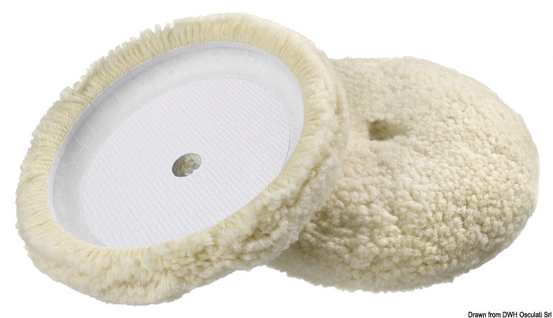 Single-sided rough wool cover Ø 20 cm - foto originale Osculati Srl