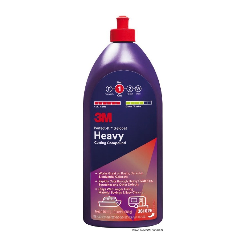 3M Polish for heavy oxidation 946 ml - foto originale Osculati Srl
