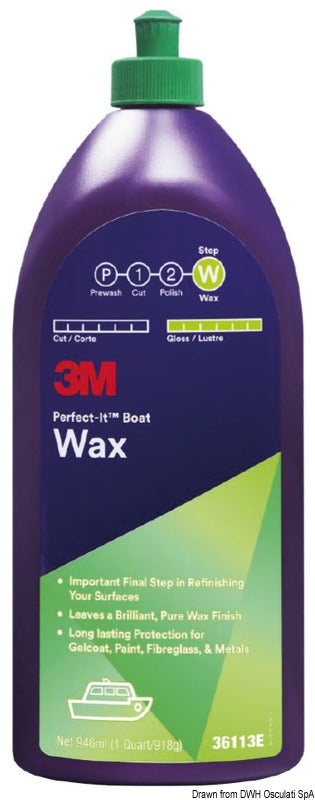 3M Carnauba wax 946 ml - foto originale Osculati Srl