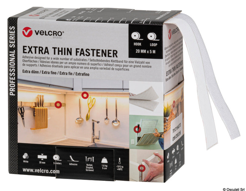 VELCRO® Brand EXTRA THIN Fastener - foto originale Osculati Srl