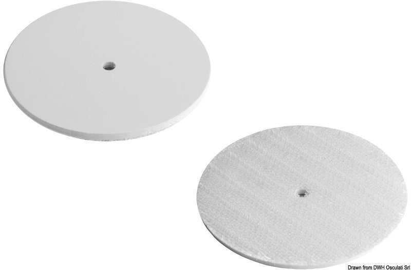 VELCRO® Brand Plastic Coins White (pack of 1000) - foto originale Osculati Srl