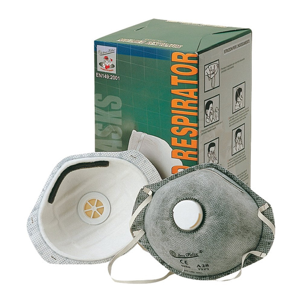 Active-carbon mask EN 149:2001+A1:2009 FFP2 NR D (pack of 12) - foto originale Osculati Srl