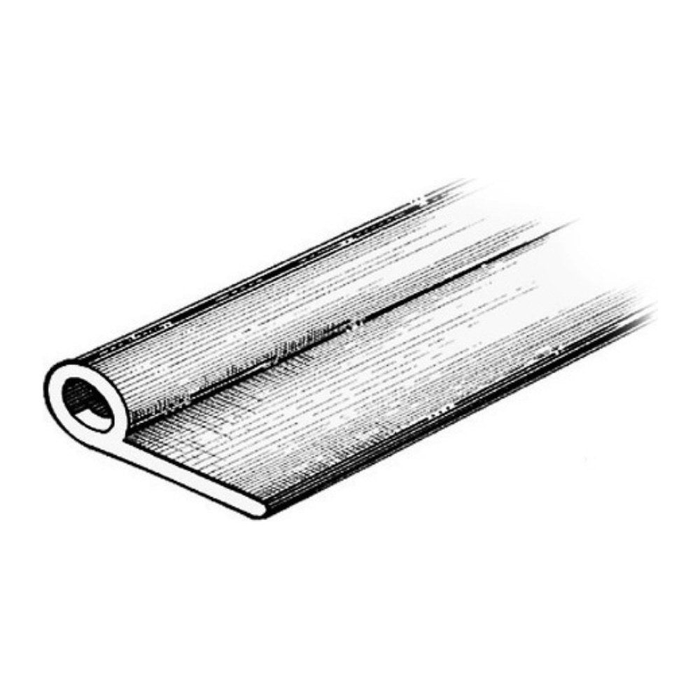 Rubbing strake 2x34.1x13.5 mm black (pack of 24) - foto originale Osculati Srl