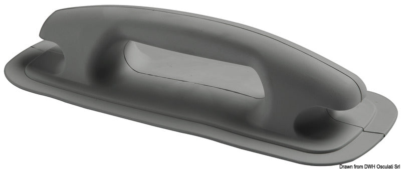 Maniglia/bitta 284x116 mm grigio scuro RAL 7012 - foto originale Osculati Srl