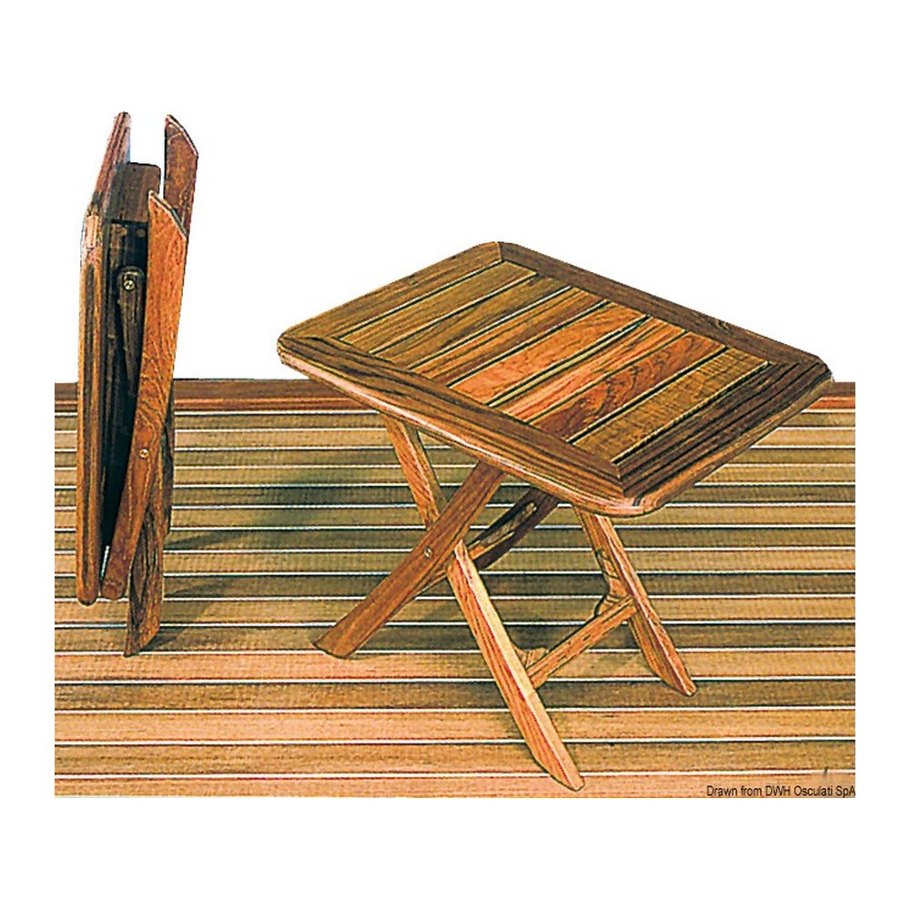 ARC Teak tip-top table 50x40 cm - foto originale Osculati Srl