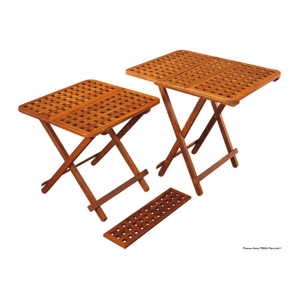 ARC Teak foldable table 60x60 cm - foto originale Osculati Srl