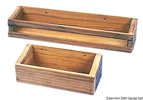 ARC Teak object holder 335x64x75 mm - foto originale Osculati Srl