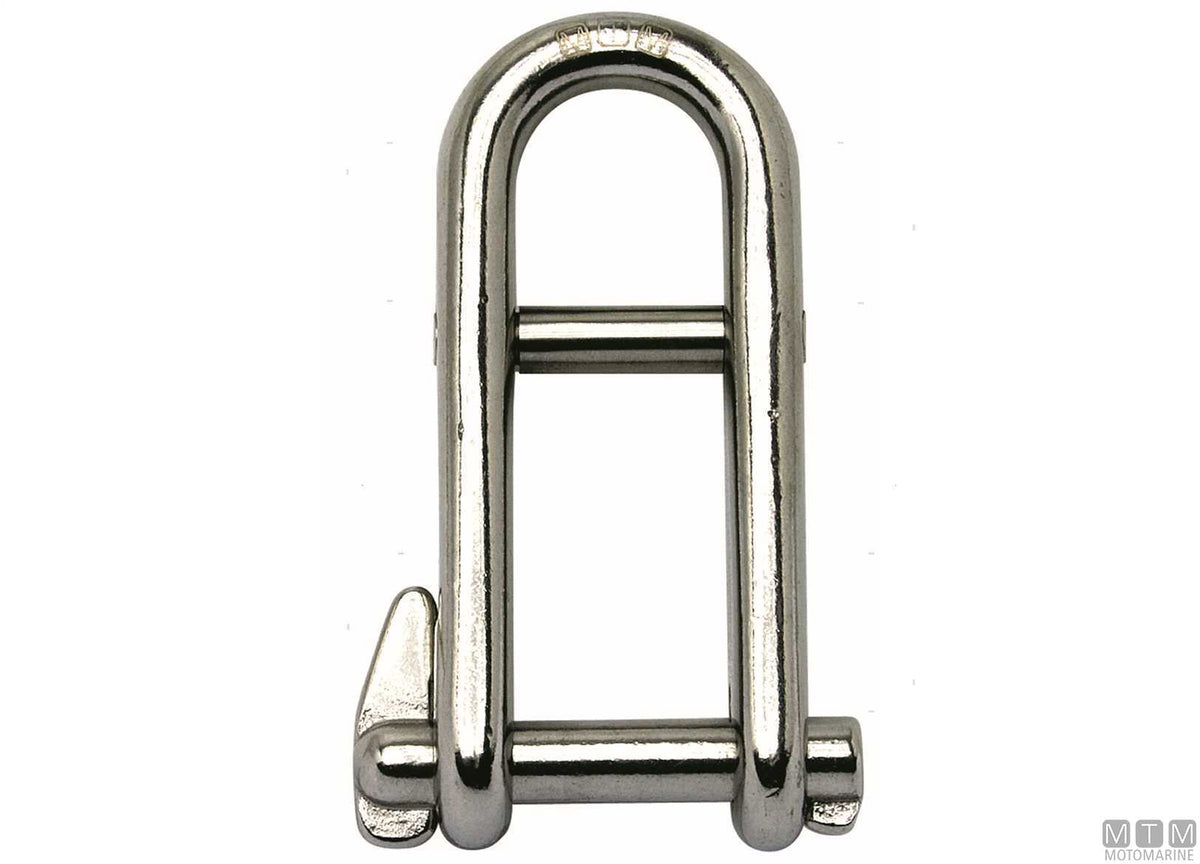 Key pin shackle 2 pins Ø6 mm stainless steel captive pin M-CARD - original photo Motomarine Srl