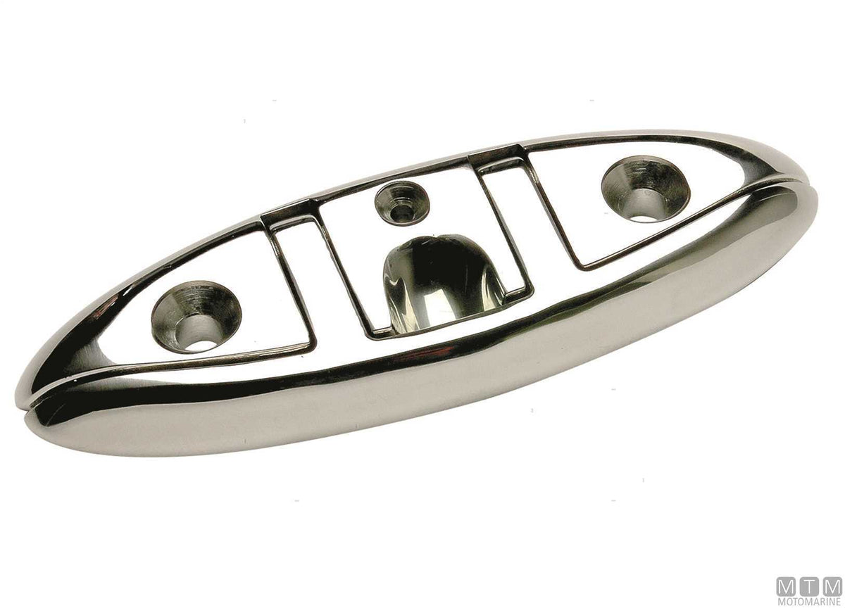 Folding cleat 220 mm in stainless steel 316 - original photo Motomarine Srl